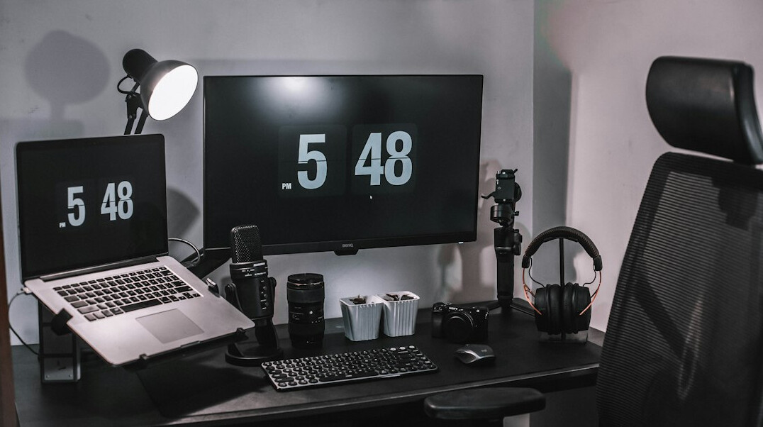 remote work setup